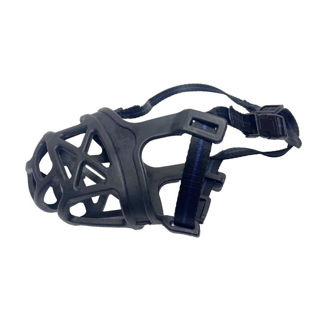 Dog Muzzle Basket Anti Barking And Chewing Dog Mouth Cover Breathable XL / 5